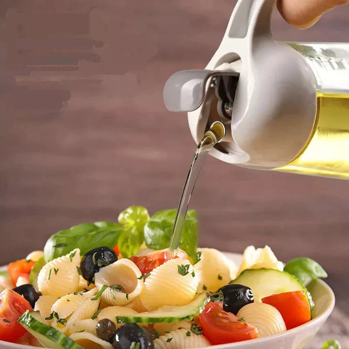 Olje Flaske Med Automatisk Flip Lokk 600ml Luvikno
