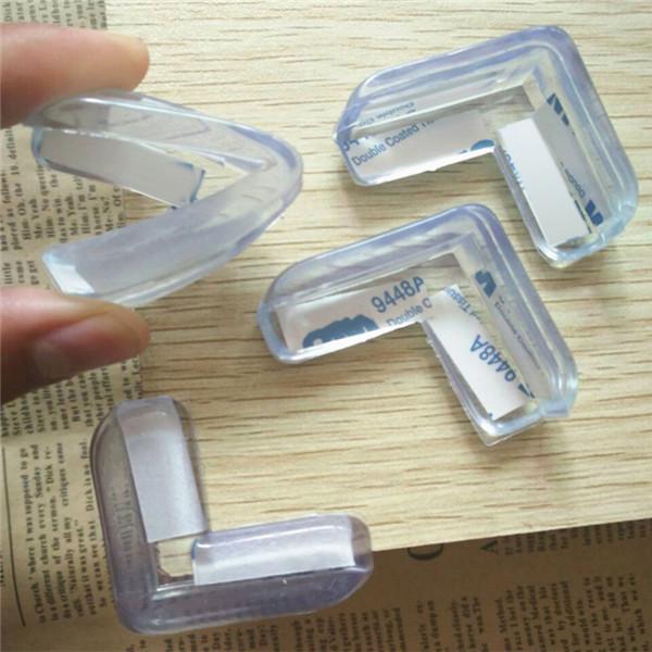 4 Pcs Silikon Bord Hjørnekant Beskytter Deksel Luvikno