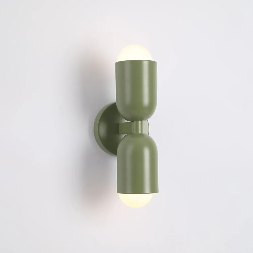 Vegglampe Skandinavisk Metall Innendørs Lampe Luvikno