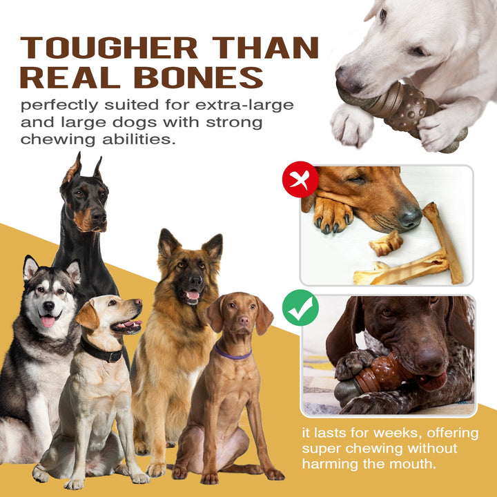 Sound Bone Chew Toy – Tannrengjøring & Lek for Hunder Luvikno