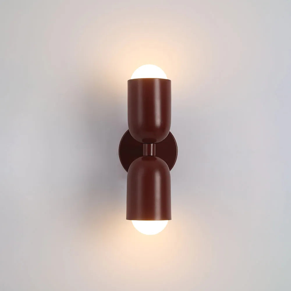 Vegglampe Skandinavisk Metall Innendørs Lampe Luvikno