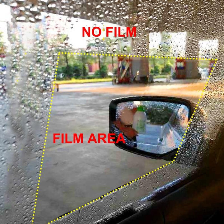 2 Sett Anti Fog & Vanntett Bil Speil Film | Luvikno