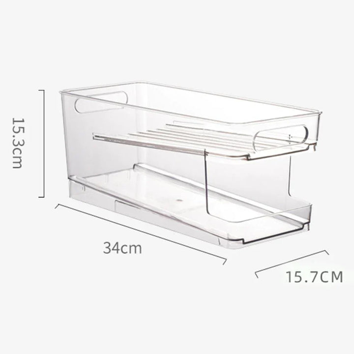 2-lags rulle gjennomsiktig organizer holder Luvikno