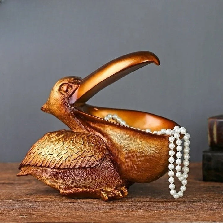 PelicanStyle Organizer – Dekorativ lagringsfigur for nøkler og tilbehør | Luvikno