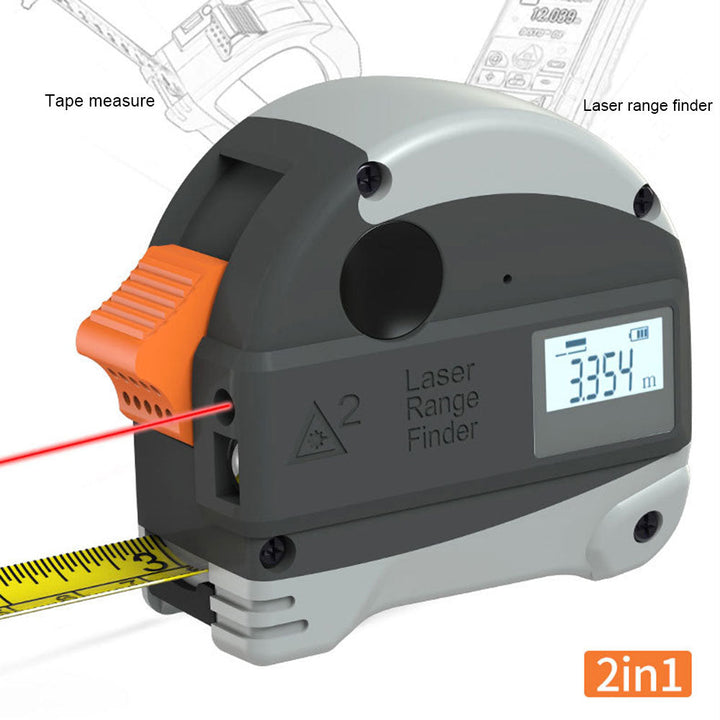 2 i 1 Laser Tape Measure | Luvikno