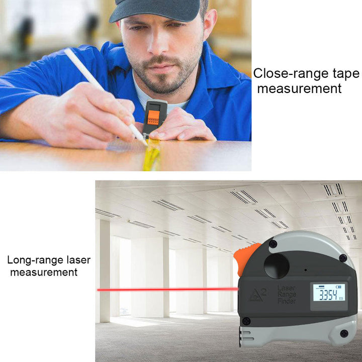 2 i 1 Laser Tape Measure | Luvikno
