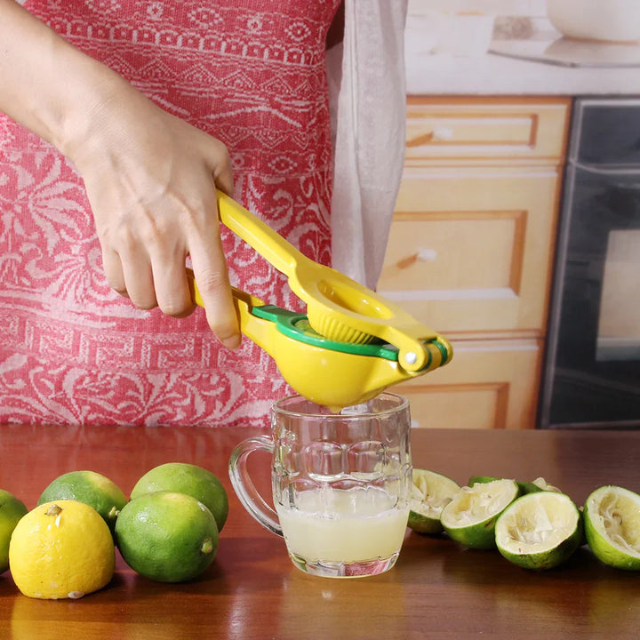 2-i-1 Aluminium Sitron Lime Presse og Håndholdt Manuell Sitrus Juicer | Luvikno