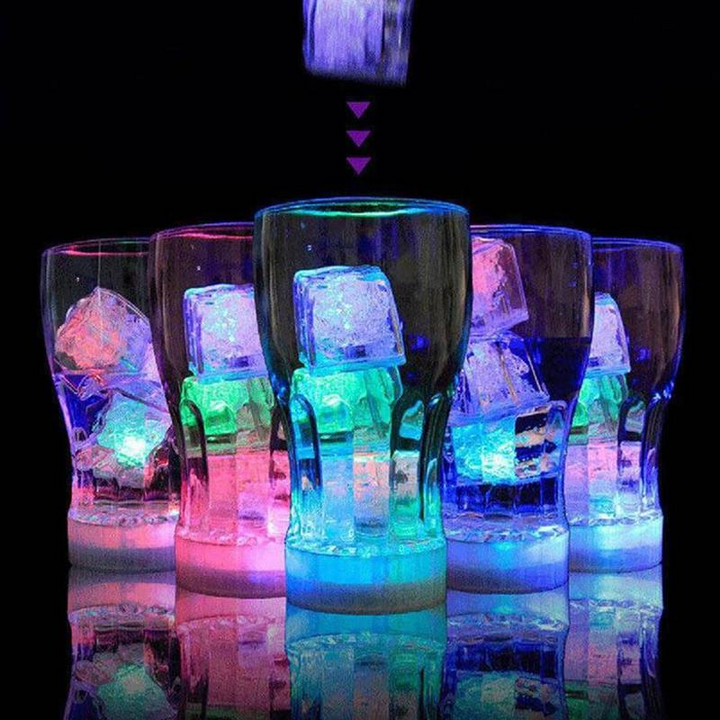 Fargerike vannaktiverte LED-isbiter | Luvikno