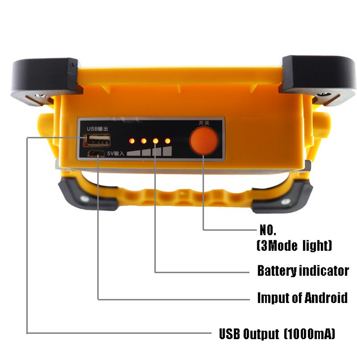 Solenergi Power Bank Led Camping Lys | Luvikno