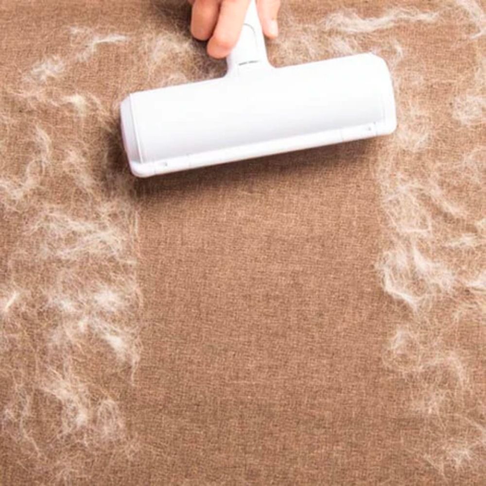 2-veiskjæledyrhårsremover med mikrofiberroller - FurSweep Luvikno