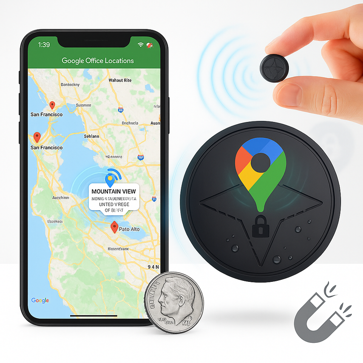 GPS Kjøretøy Tracker Magnetisk Festesystem Luvikno