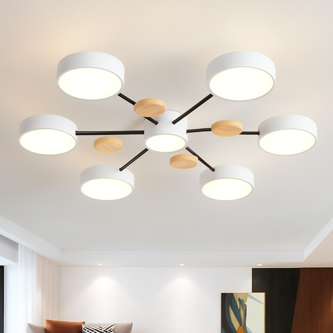 LED Moderne Taklampe Luvikno