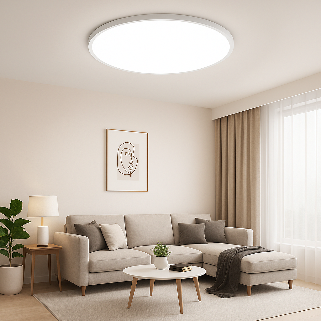 LED Rundt Taklampe Moderne Luvikno