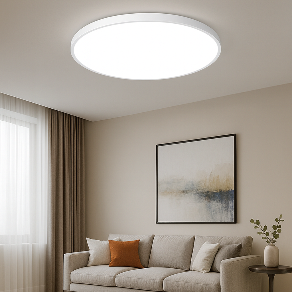 LED Rundt Taklampe Moderne Luvikno