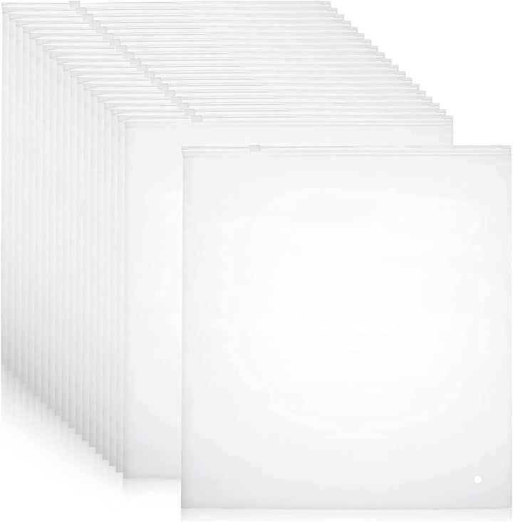 Multi-Purpose Frosted Zip Oppbevaringssekker – 20-Pack Plast Klær Sleever (Kjøp 2 Sett, Ta 1 GRATIS) | Luvikno