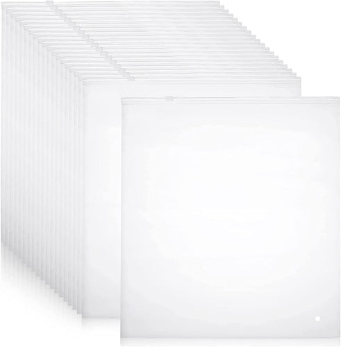 Multi-Purpose Frosted Zip Oppbevaringssekker – 20-Pack Plast Klær Sleever (Kjøp 2 Sett, Ta 1 GRATIS) | Luvikno