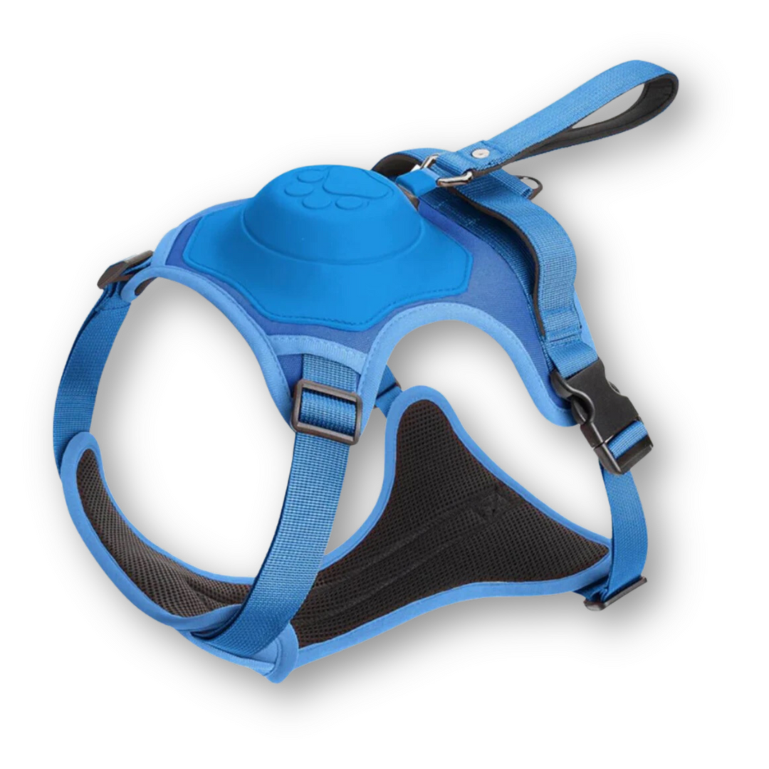 FlexiHarness – Komfortabel 2-i-1 hundesele med bånd Luvikno