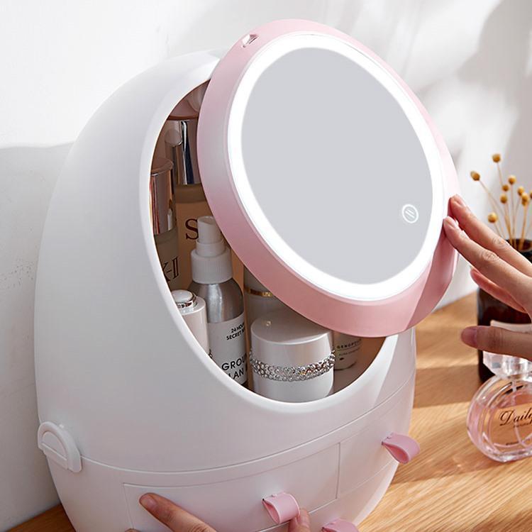 LED Spejl Kosmetikkasse | Luvikno