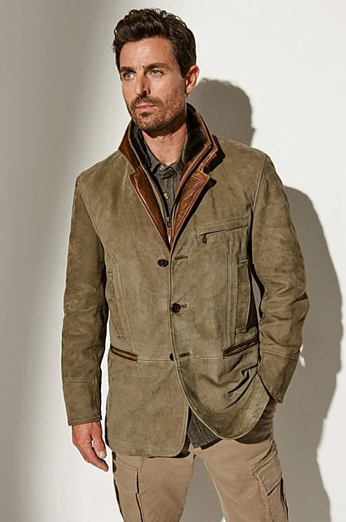 Luvik | Herrejakke - Vintage-stil - Komfortabel og varm - Perfekt for høsten