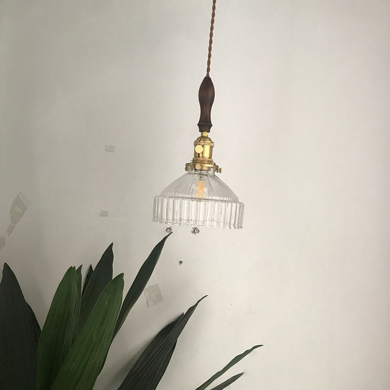 Luvikno | LoftLuxe Pendellampe - Rustikk Hengelampe med Frostet Glass