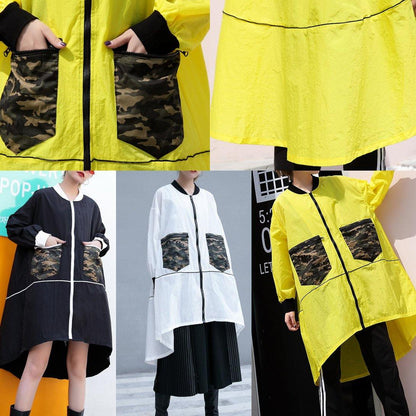 Luvik | musta ohut kardigaani rento takki suuri taskut takit