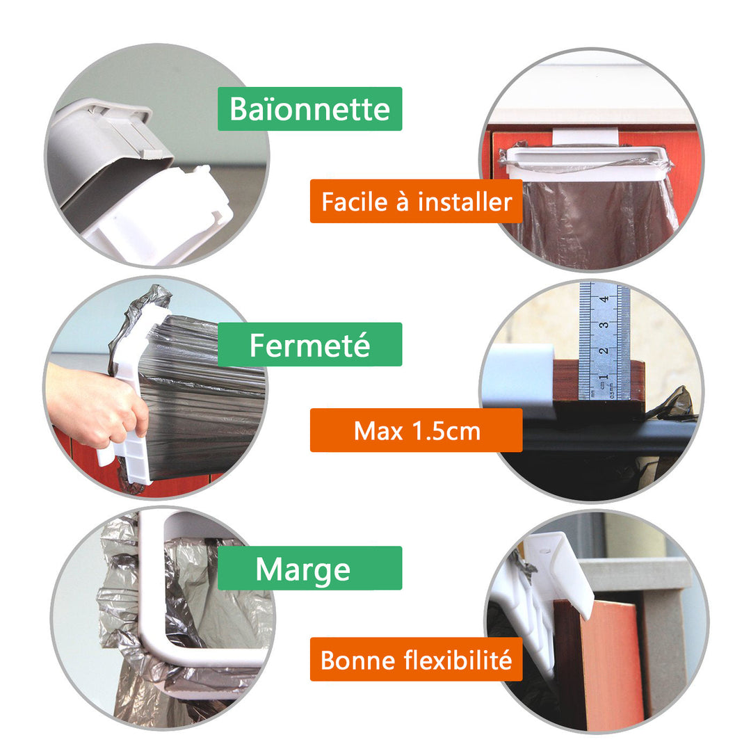Trash Bag Hanging Support | Luvikno