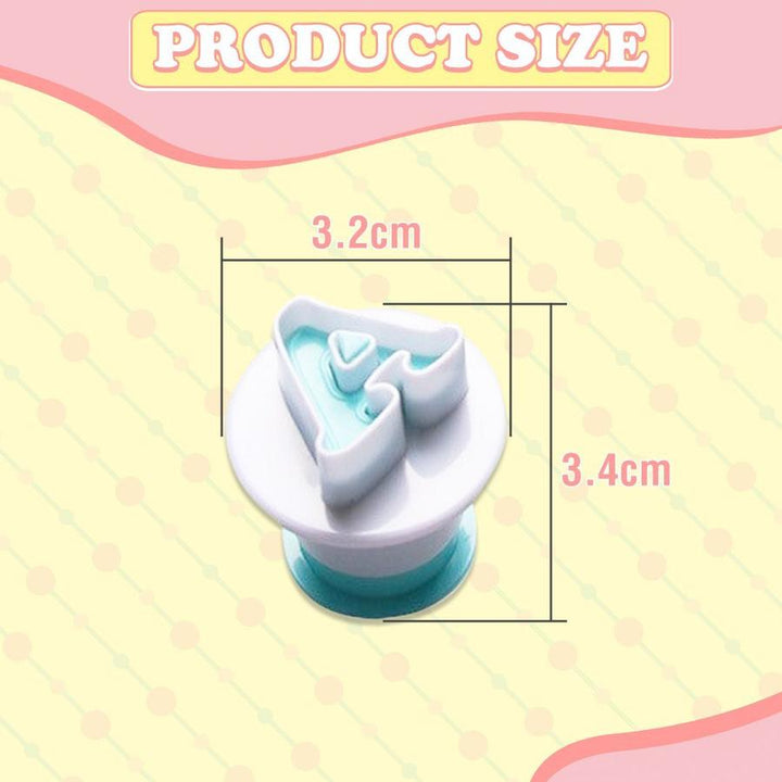 Alphabet Fondant Plunger Cutter | Luvikno