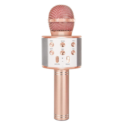 Luvikno | Oppladbar trådløs Bluetooth karaoke mikrofon