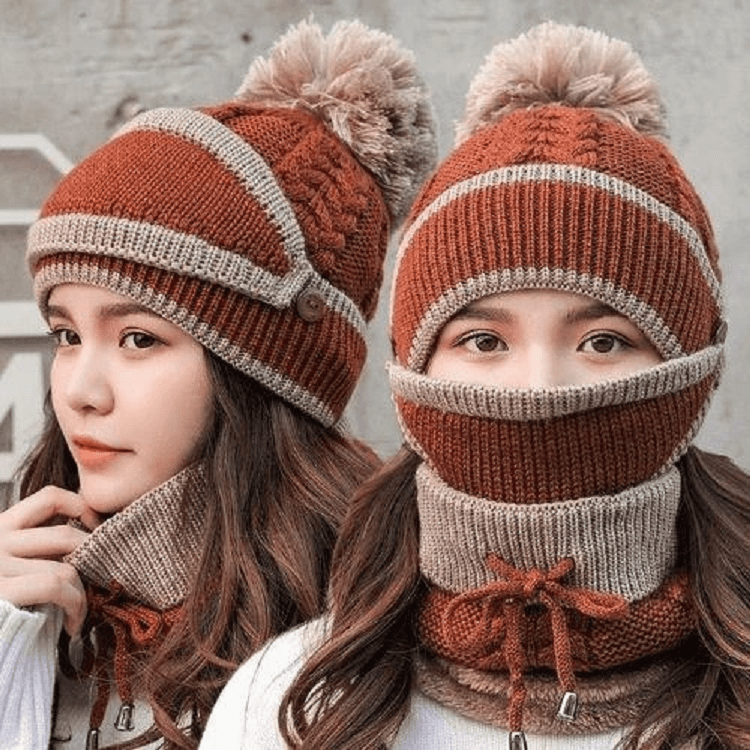 2022 Ny 3 i 1 Vinter Beanie Sett | Luvikno