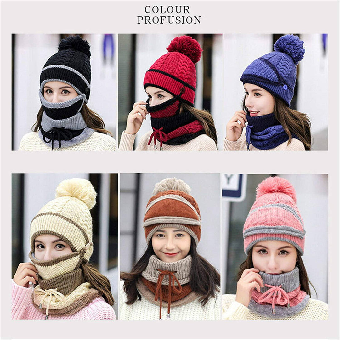 2022 Ny 3 i 1 Vinter Beanie Sett | Luvikno