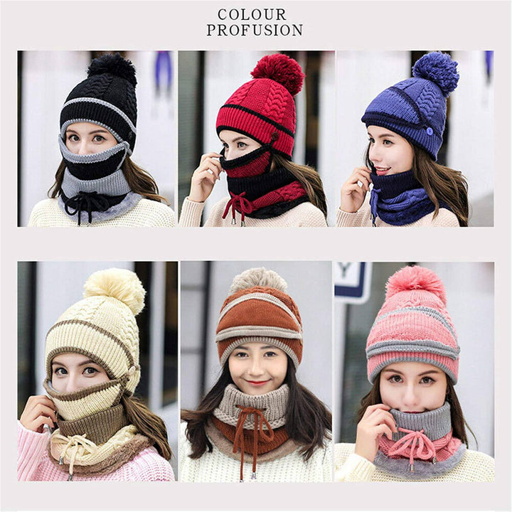 2022 Ny 3 i 1 Vinter Beanie Sett | Luvikno