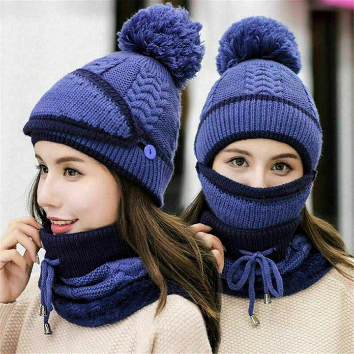 2022 Ny 3 i 1 Vinter Beanie Sett | Luvikno