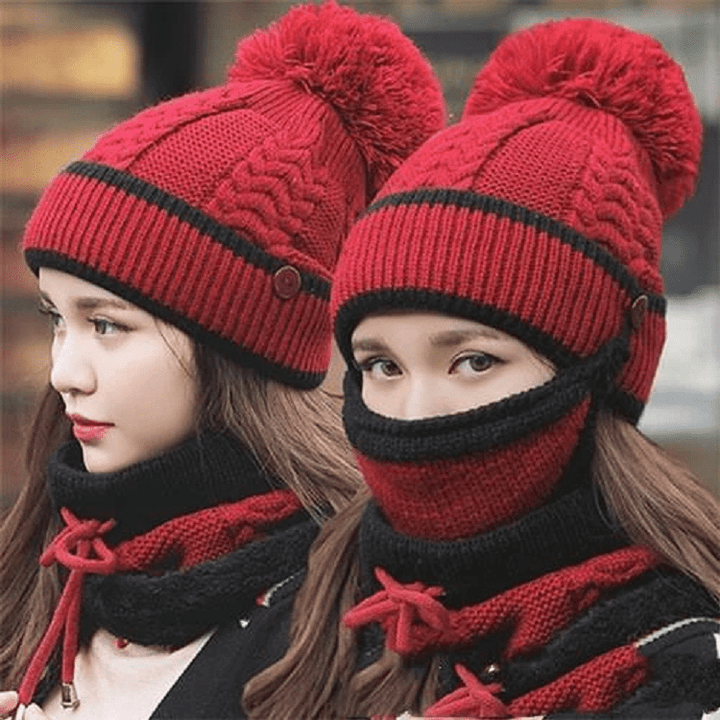 2022 Ny 3 i 1 Vinter Beanie Sett | Luvikno