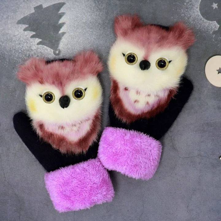 2022 nye tegneserie plush strikkede hansker🌈 | Luvikno