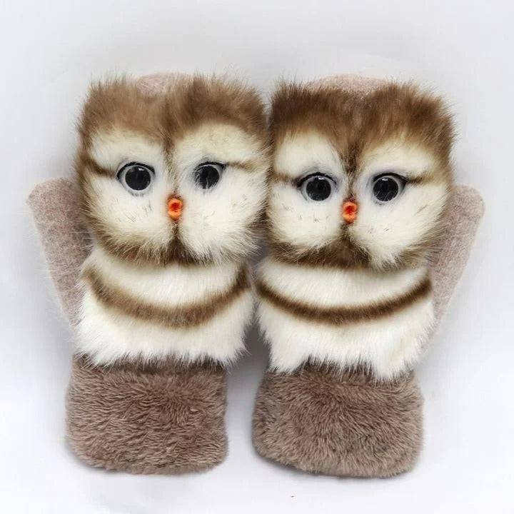 2022 nye tegneserie plush strikkede hansker🌈 | Luvikno