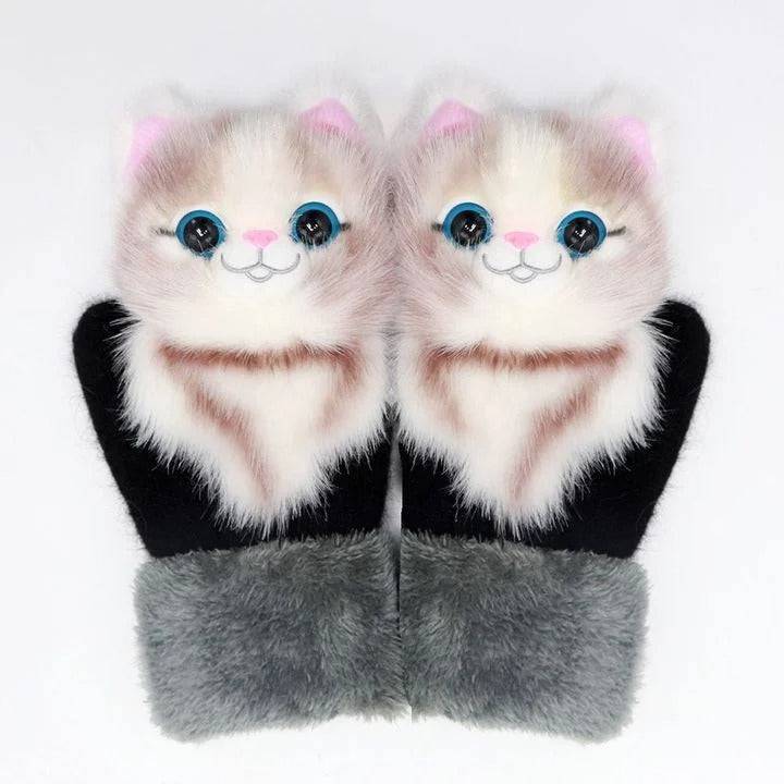 2022 nye tegneserie plush strikkede hansker🌈 | Luvikno