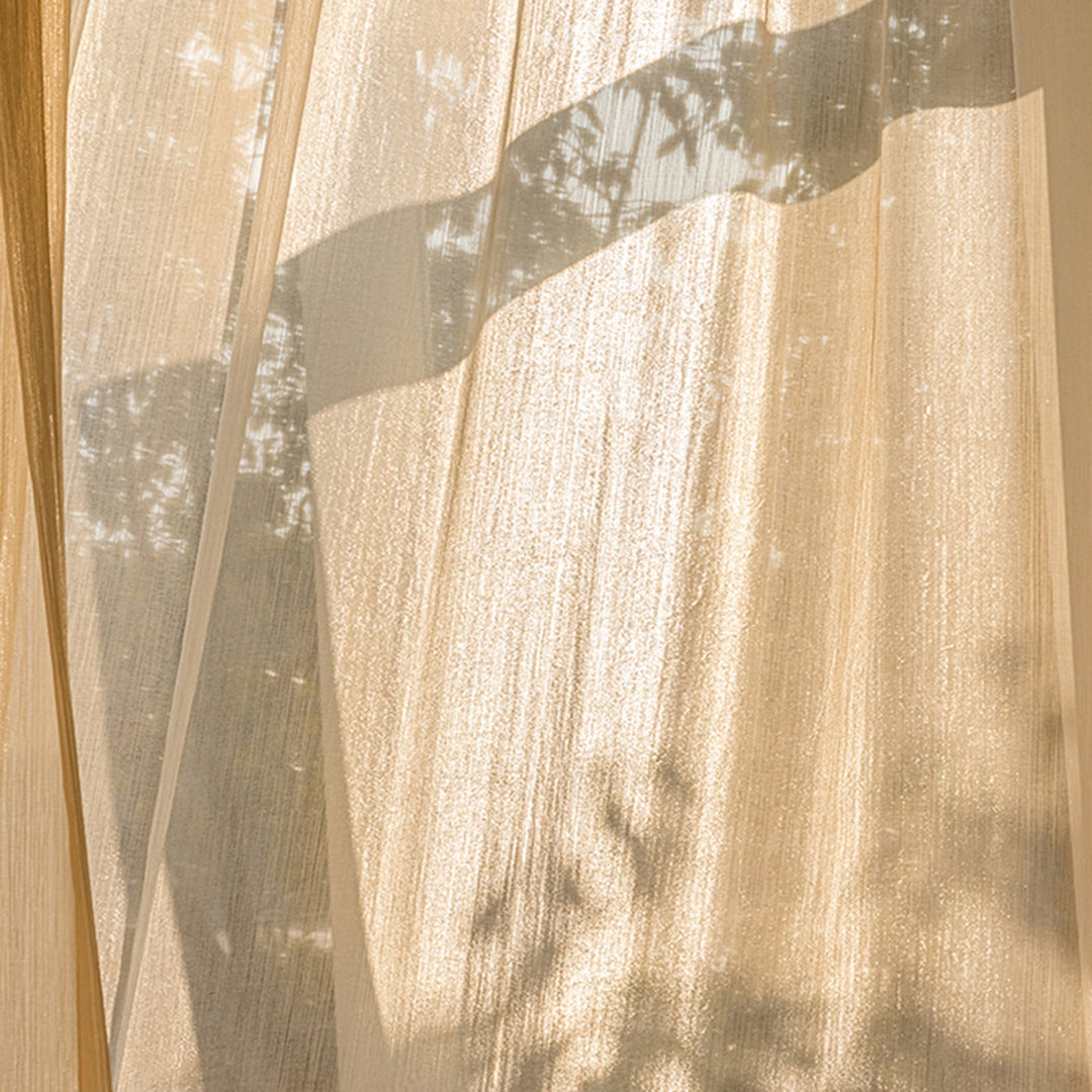 Transparente Linse Gardiner, Lyse og Moderne for Stue | Luvikno