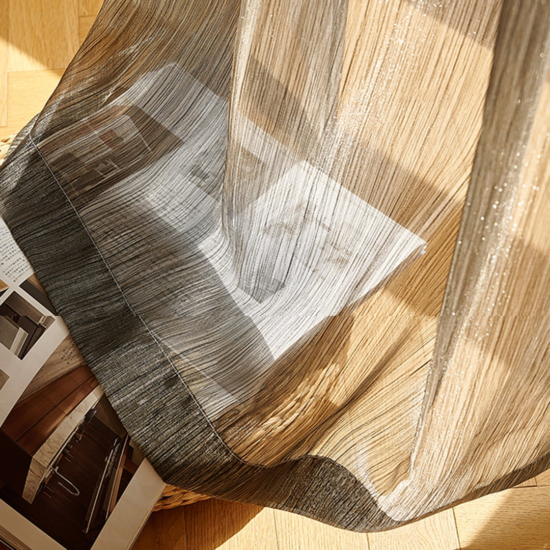 Transparente Linse Gardiner, Lyse og Moderne for Stue | Luvikno