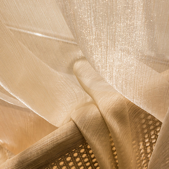Transparente Linse Gardiner, Lyse og Moderne for Stue | Luvikno