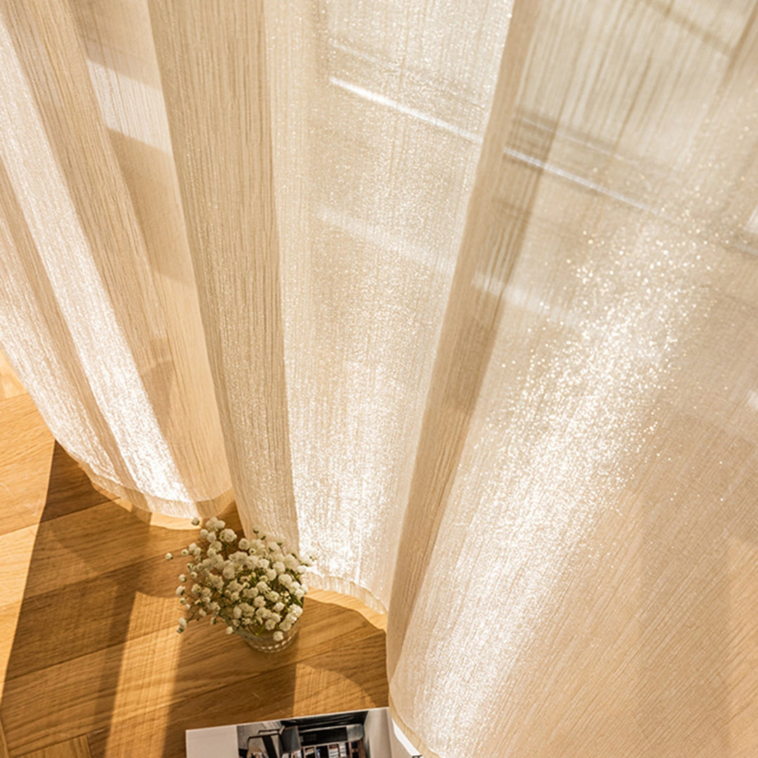 Transparente Linse Gardiner, Lyse og Moderne for Stue | Luvikno