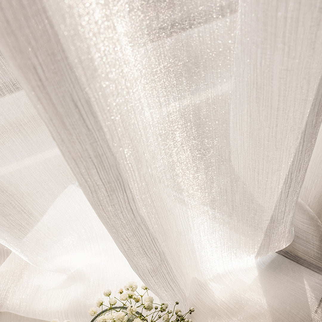 Transparente Linse Gardiner, Lyse og Moderne for Stue | Luvikno