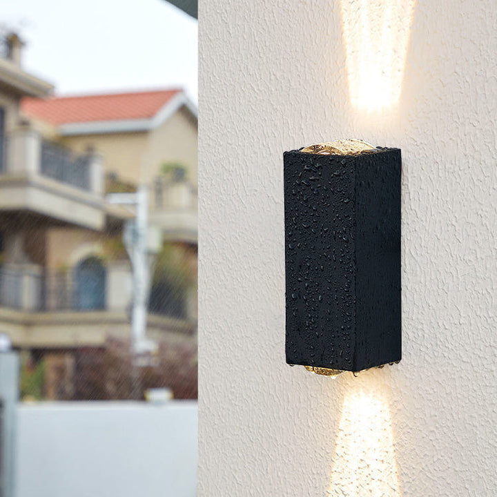 Moderne Minimalistisk Utendørs Vanntett Strålekaster LED Utendørs Dekorativ Vegglampe | Luvikno