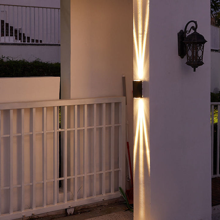 Moderne Minimalistisk Utendørs Vanntett Strålekaster LED Utendørs Dekorativ Vegglampe | Luvikno