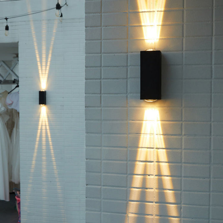 Moderne Minimalistisk Utendørs Vanntett Strålekaster LED Utendørs Dekorativ Vegglampe | Luvikno