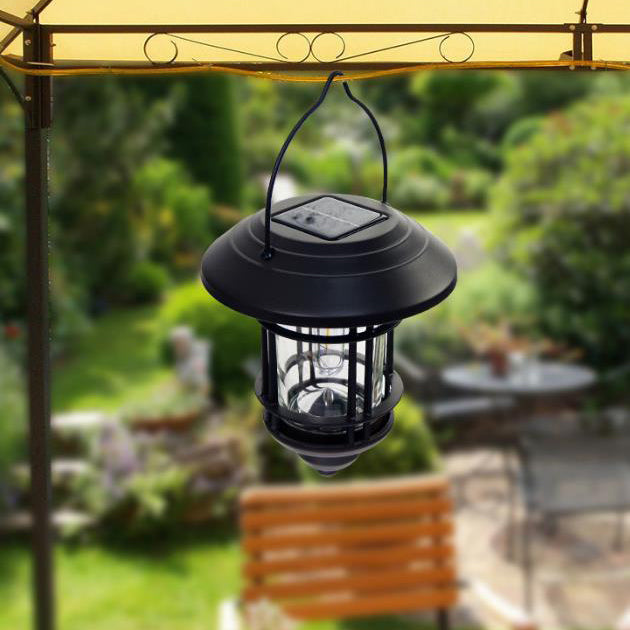 Tradisjonell europeisk sol utendørs vanntett induksjon LED dekorativ vegglampe | Luvikno