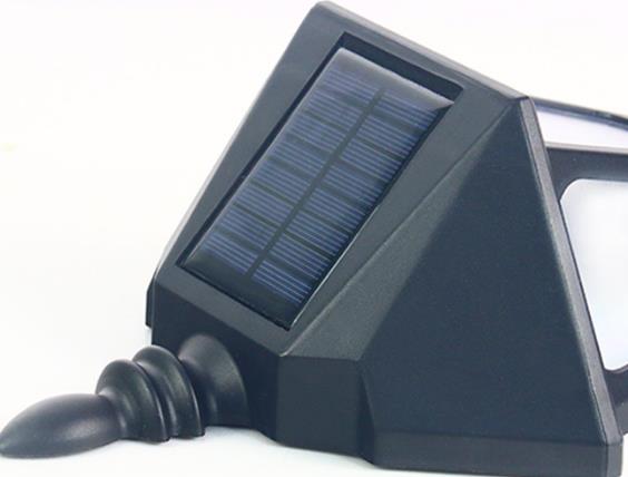 Moderne minimalistiske sol ute vanntett induksjon to-farge belysning LED utendørs hagevegg lampe | Luvikno