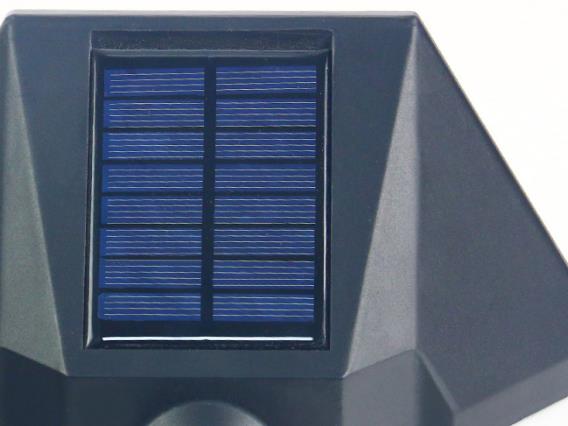 Moderne minimalistiske sol ute vanntett induksjon to-farge belysning LED utendørs hagevegg lampe | Luvikno