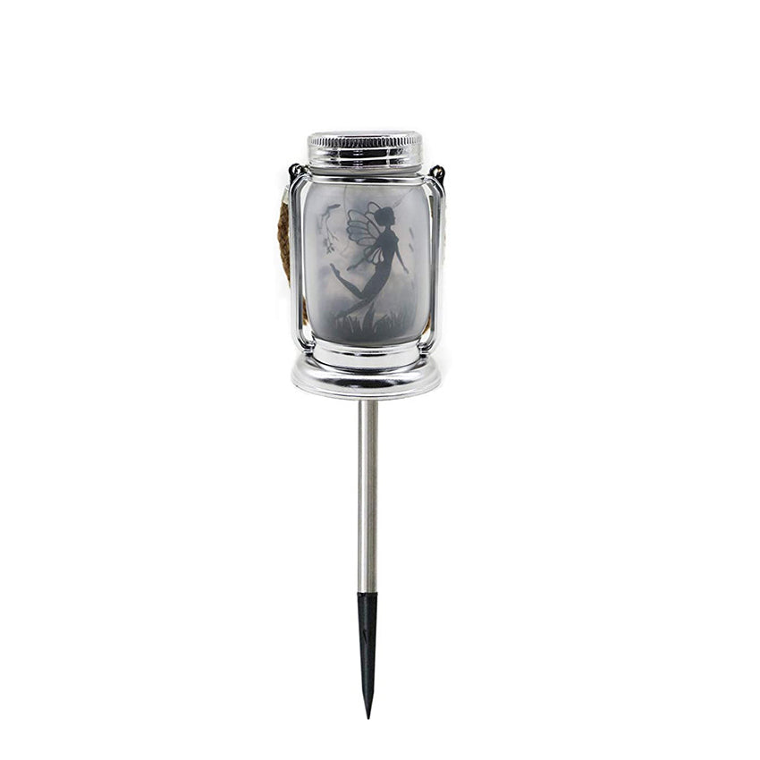 Solar Creative Fairy Frosted Glass Jar LED Utendørs Lys | Luvikno
