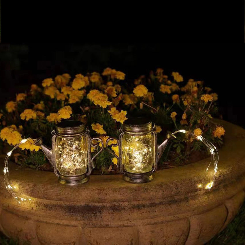 Solar Creative Fairy Frosted Glass Jar LED Utendørs Lys | Luvikno