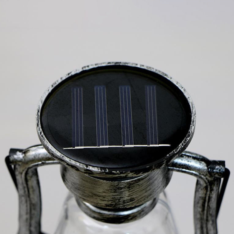 Solar Retro Kerosene Lampe Hest Lampe LED Utendørs Hage Patio Dekorasjon Bærbar Flamme Stearinlys Lys | Luvikno